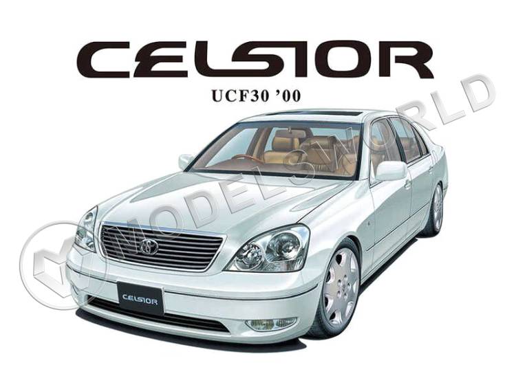 Склеиваемая пластиковая модель Toyota Celsior UCF30 '00. Масштаб 1:24 - фото 1