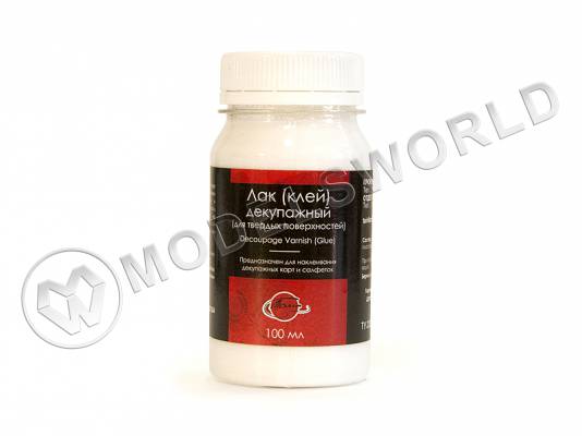 Лак декупажный для твердых поверхностей, 100 мл