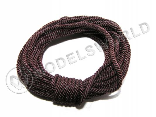 Снасть такелажная три стреньги, 42 нити, d=1.8 мм, 3 м