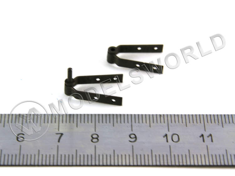 Петля для руля, черненый металл, 5 мм, 1 пара Петля для руля, черненый металл, 5 мм, 1 пара - фото 1