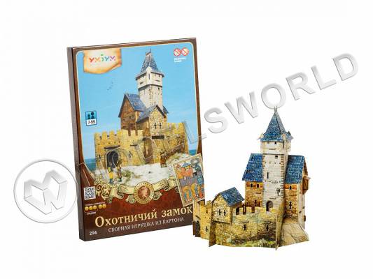 Модель из бумаги Охотничий замок, серия Средневековый город
