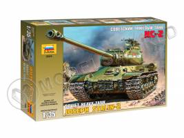 Склеиваемая пластиковая модель советского тяжелого танка ИС-2. Масштаб 1:35