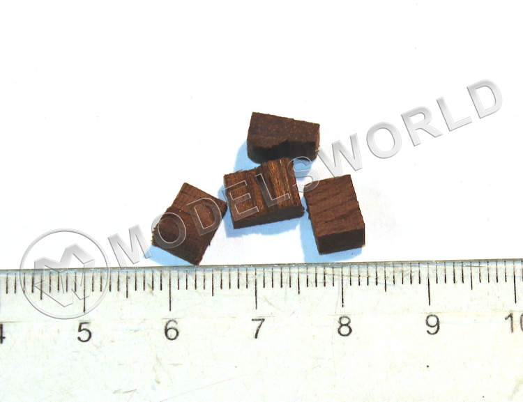 Эзельгофт французского типа, орех, 6х8 мм, 1 шт - фото 1