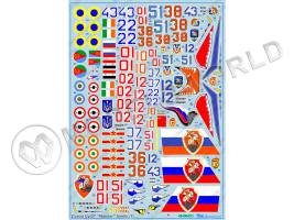 Декаль Cухой Су-27 часть 1. Масштаб 1:48