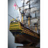 Модель линейного корабля HMS Victory (в футляре). Масштаб 1:84
