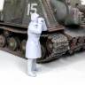 Фигура командира танка СССР, зима  1943 г., поза 2. Масштаб 1:35