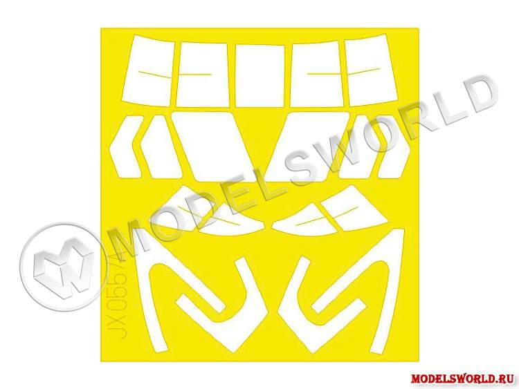 Окрасочная маска на CH-47A/D, Trumpeter. Масштаб 1:35 - фото 1