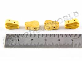 Комель-блок одношкивный, самшит, 12 мм, 2 шт