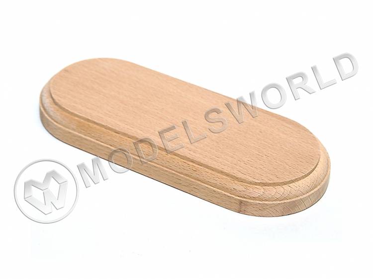 Основание овальное 210х90 мм, бук - фото 1