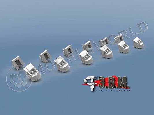 Отбойники балансиров поздние (усиленные) ИС-2. Масштаб 1:35