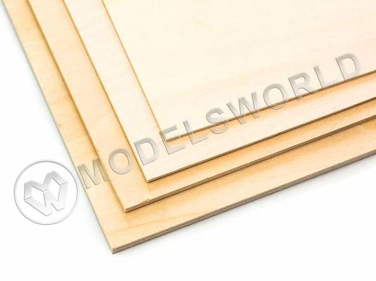 Фанера липовая 3-х слойная 1.5х100х900 мм