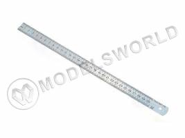 Линейка металлическая, 300 мм