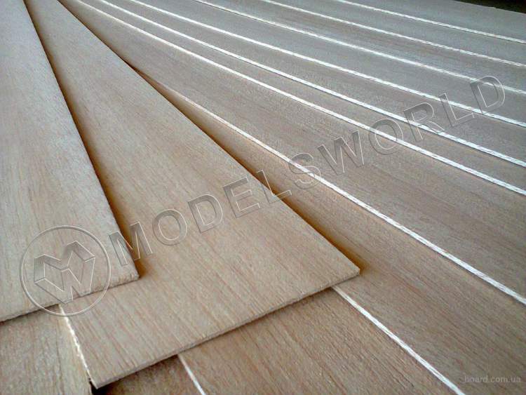 Бальза. Лист 4Х100Х1000 мм, 80-120kgs/cbm, Synhong - фото 1