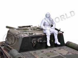 Фигура командира танка СССР, зима  1943 г., поза 5. Масштаб 1:35