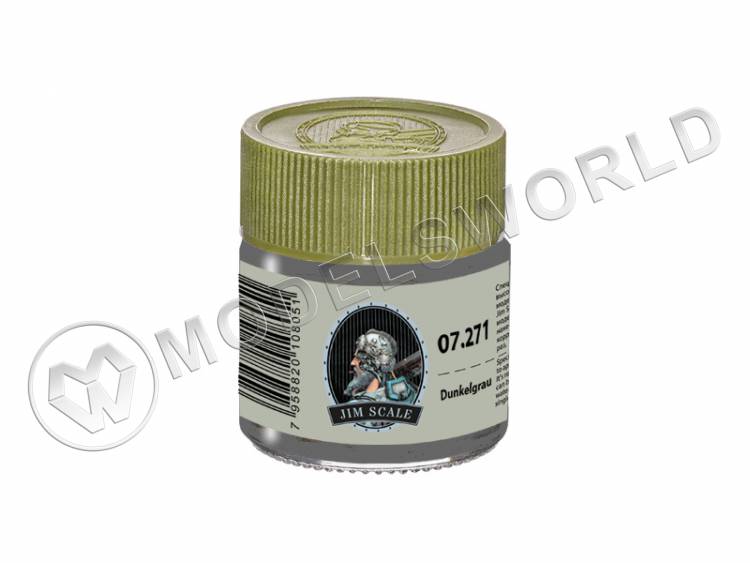 Спиртовая краска Jim Scale Dunkelgrau, 10 мл - фото 1