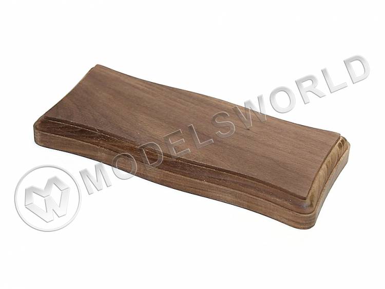 Основание фигурное 210х90 мм, орех - фото 1