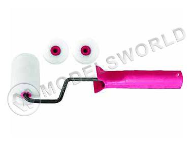 Валик поролоновый + 2 шубки, 65 мм