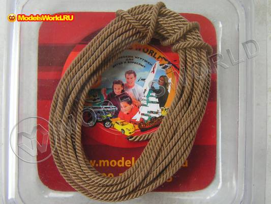 Снасть такелажная три стреньги, 48 нитей, d=1.8 мм, 3 м