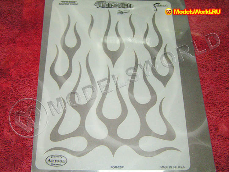 Трафарет "OL' SCHOOL" (Flame-O-Rama by Craig Fraser) - фото 1