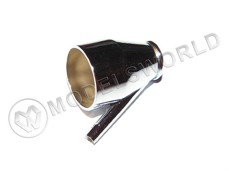 Емкость без крышки, 5 мл, трубка 60 градусов, металл - фото 1