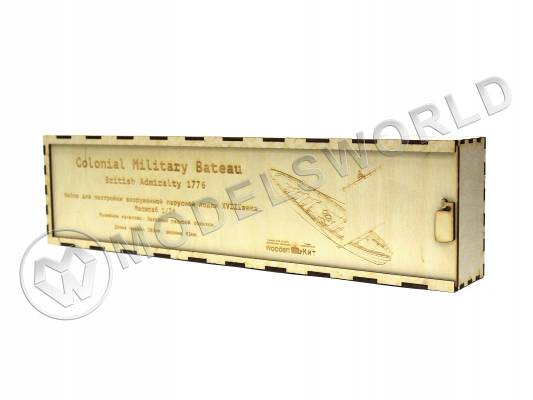 Набор для постройки модели Бато, Парусное вооруженное судно XVIII века. Масштаб 1:24