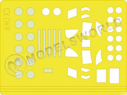 Набор окрасочных масок на вертолет MH-47E Chinook, Revell. Масштаб 1:72