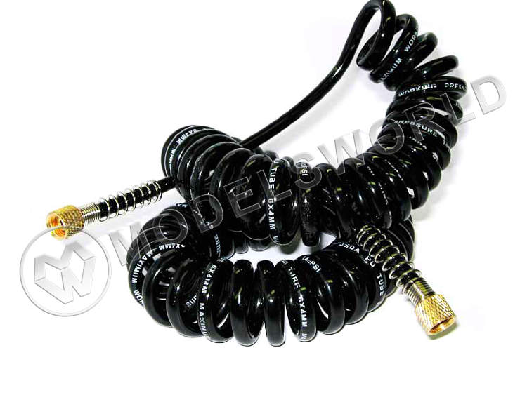 Шланг 1450, G1/8" х G1/8", ПВХ, витой, 3 м Шланг 1450, G1/8" х G1/8", ПВХ, витой, 3 м - фото 1