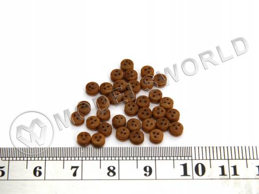 Юферс, орех, 2.5 мм, 10 шт