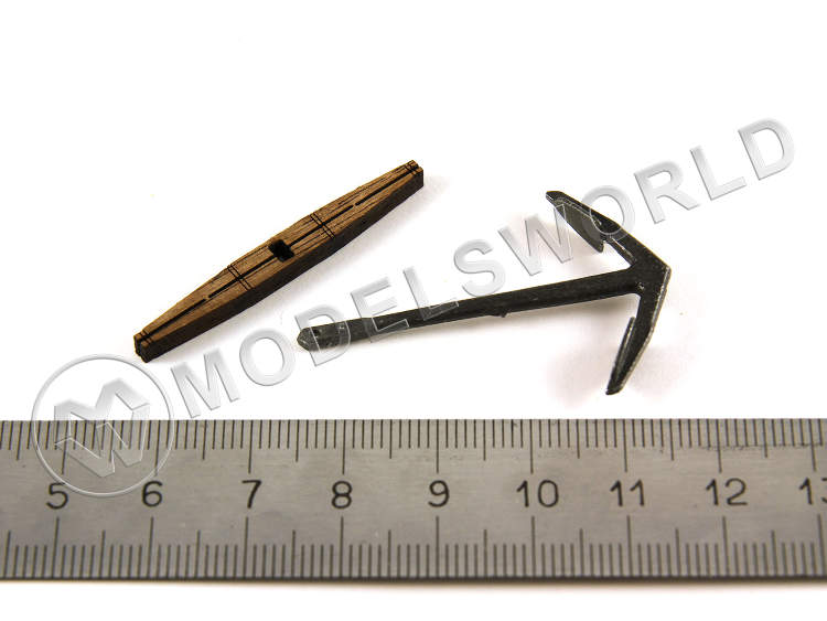 Якорь русский с деревянным штоком, 40 мм, 2 шт - фото 1