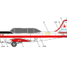Склеиваемая пластиковая модель Спортивно-тренироровочный самолет Як-52. Масштаб 1:48