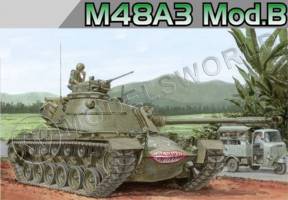 Склеиваемая пластиковая модель Американский танк M48A3 Mod.B. Масштаб 1:35