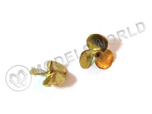 Винт 3-х лопастной РИФ, современный флот, диаметр 12.3 мм, 2 шт. Масштаб 1:350