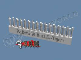 Метизы на крышу МТО Pz.Kpfw. T-VI "Tiger". Масштаб 1:35