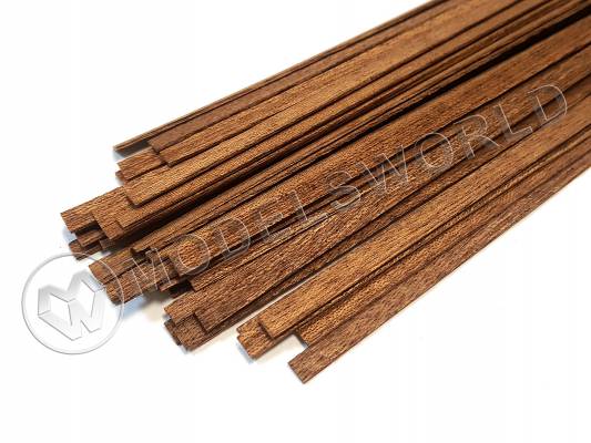 Рейка 10.0х10.0x500 мм, красное дерево, 1 шт