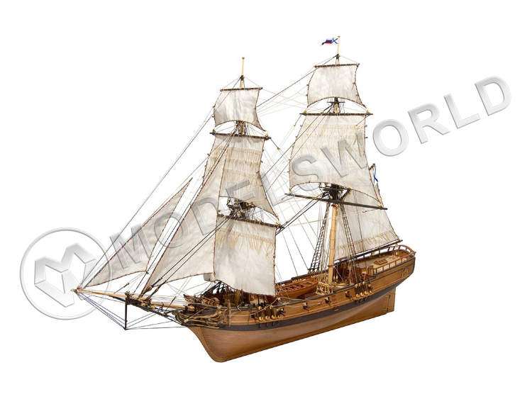 Набор для постройки модели "БРИГАНТИНА ФЕНИКС" (PLUS). Масштаб 1:72 - фото 1