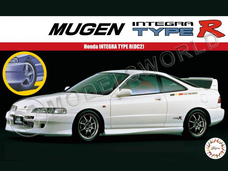 Склеиваемая пластиковая модель автомобиль Honda Integra Mugen Type-R. Масштаб 1:24 Склеиваемая пластиковая модель автомобиль Honda Integra Mugen Type-R. Масштаб 1:24 - фото 1
