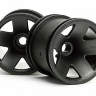 Диски 1/10 TYPE F5 TRUCK (Front/Black), 2 шт