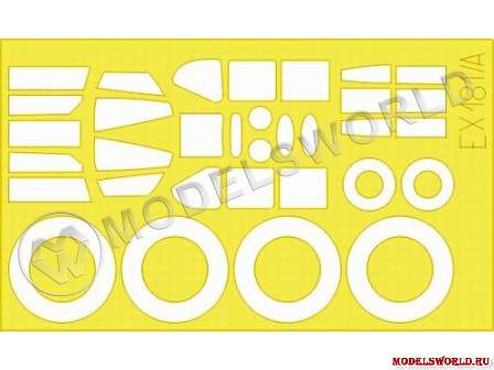 Окрасочная маска для A-20B, AMT/ERTL, Italeri. Масштаб 1:48 - фото 1
