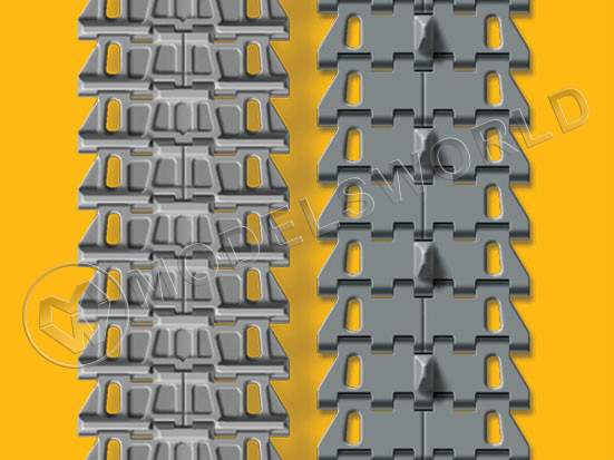 Набор раздельных траков для танка КВ-1С. Масштаб 1:35 - фото 1