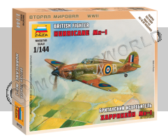 Британский истребитель Харрикейн Мк-1. Масштаб 1:144