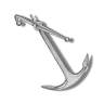 Адмиралтейский якорь, металл, 20 мм