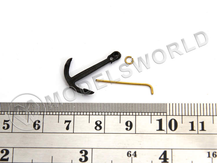 Адмиралтейский якорь, металл, 20 мм Адмиралтейский якорь, металл, 20 мм - фото 1