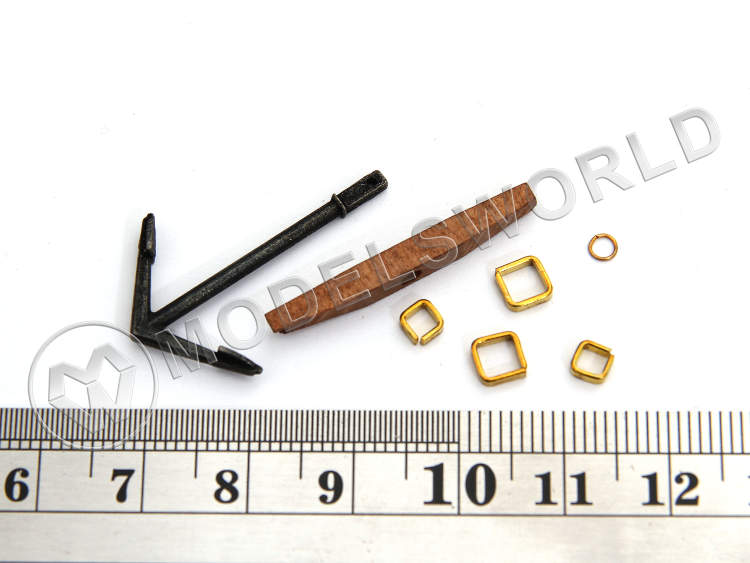 Испанский якорь, металл и дерево, 30 мм - фото 1