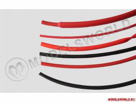 Термоусадочная трубка, черная, диаметр 6 мм, длина 1 м