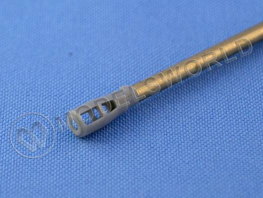 Металлический ствол со смоляным дульным тормозом для советской пушки ЗиС-3. Масштаб 1:35