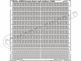 Фототравление двери и окна Германия II МВ. Масштаб 1:350