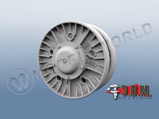 Опорные катки ранние ИС-2. Масштаб 1:35