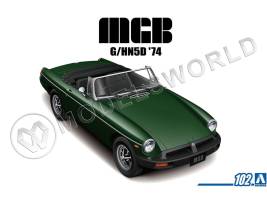 Склеиваемая пластиковая модель автомобиль MG-B G/HN5D MK-3 '74. Масштаб 1:24