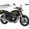 Склеиваемая пластиковая модель мотоцикл Kawasaki ZR400C Zephyr '02. Масштаб 1:12