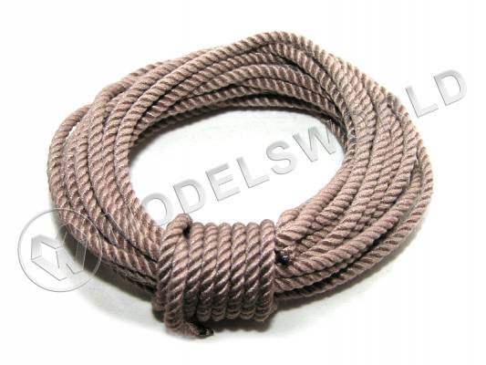 Снасть такелажная три стреньги, 66 нитей, d=2.2 мм, 3 м